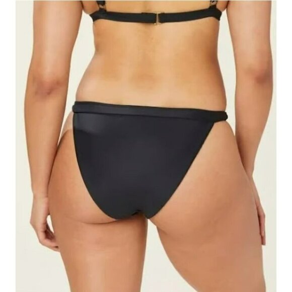 Andie Swim The Caicos‎ Bottom Black XL Bikini Bottom Swimwear - Picture 3 of 9
